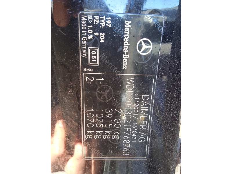 mercedes-benz clase c (w204) coupe del año 2011