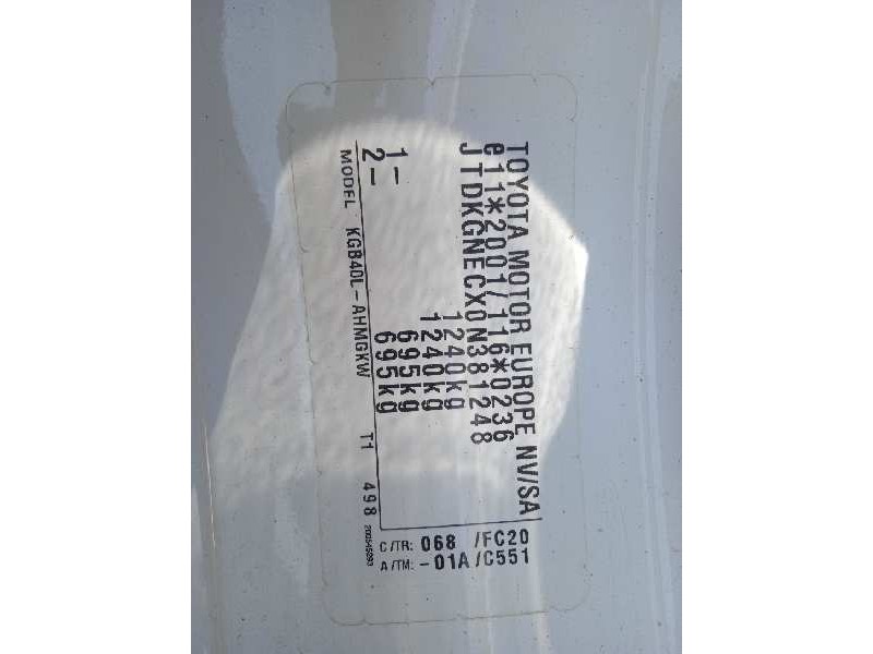 toyota aygo del año 2018