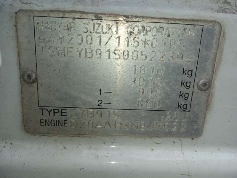 suzuki sx4 rw (ey) del año 2010