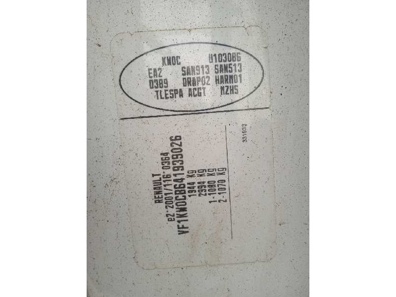 renault kangoo del año 2009