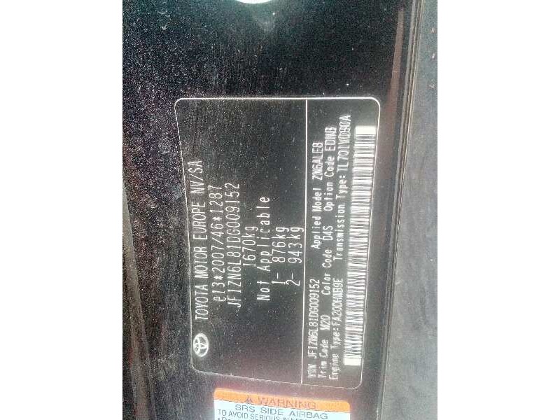 toyota gt 86 del año 2015