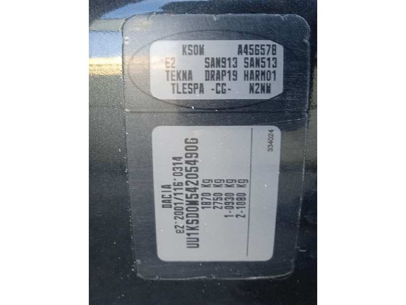 dacia logan del año 2009