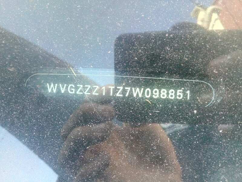 volkswagen touran (1t2) del año 2008