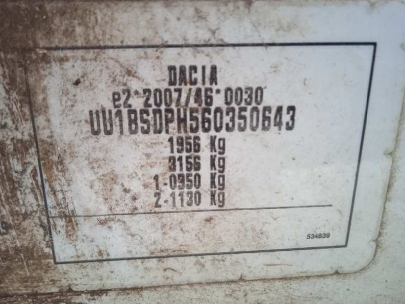 dacia dokker del año 2018