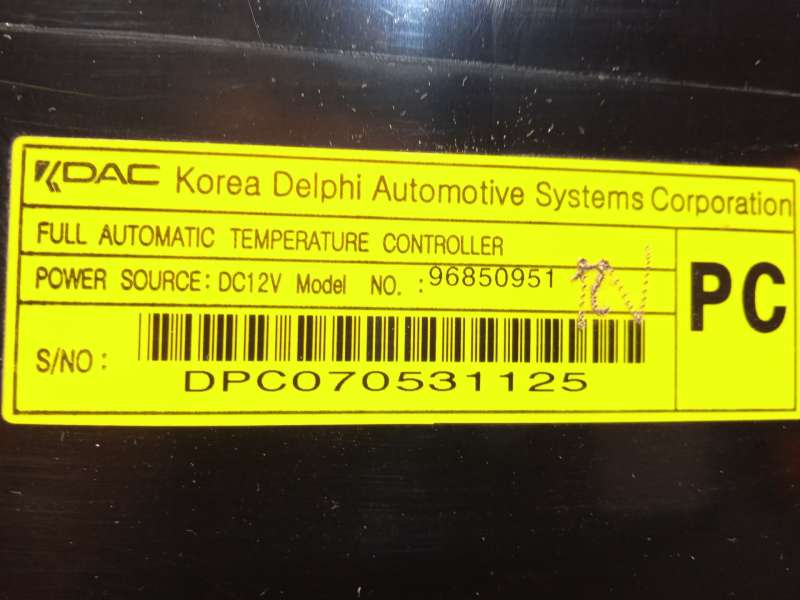 Recambio de mando calefaccion / aire acondicionado para opel antara a (l07) 2.0 cdti 4x4 referencia OEM IAM 96850951 - Plata 6