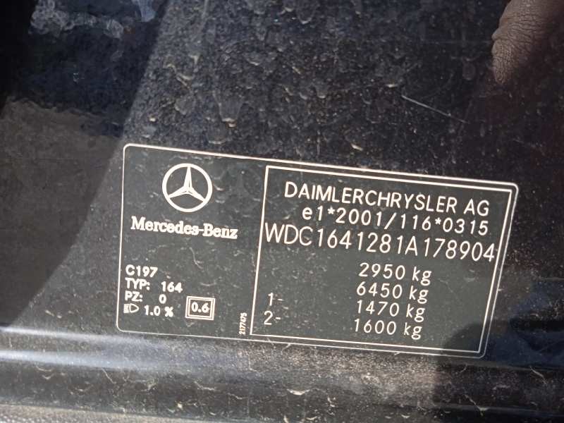 mercedes-benz clase m (w164) del año 2007