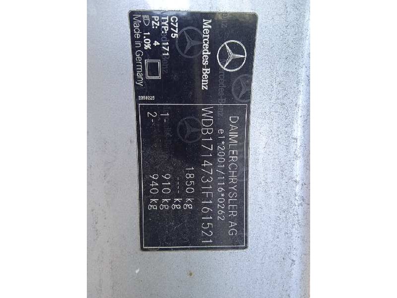 mercedes-benz clase slk (w171) roadster del año 2007