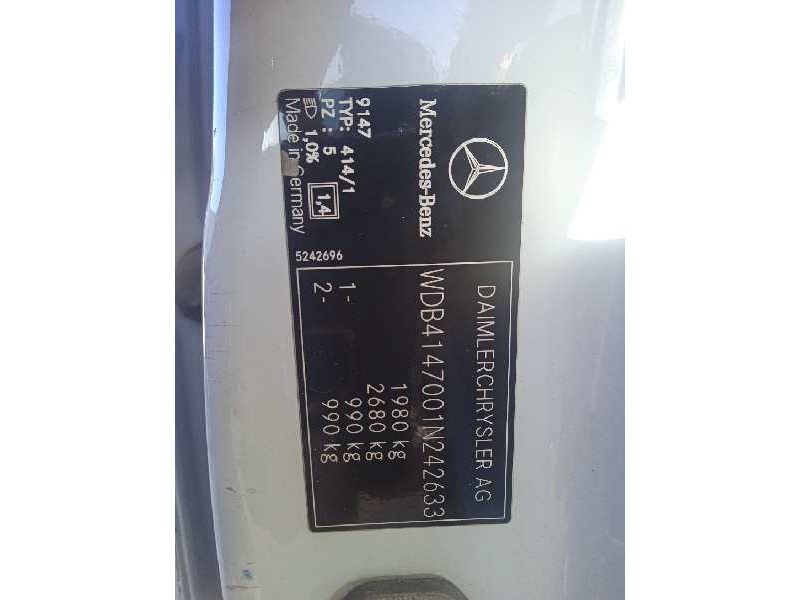 mercedes-benz vaneo (w414) furgoneta compacta del año 2004