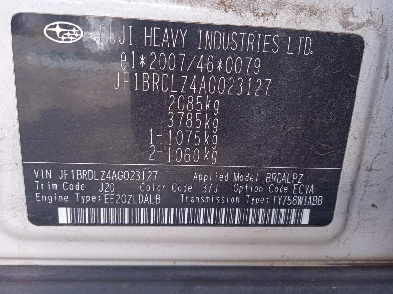 subaru legacy lim. b14 del año 2011