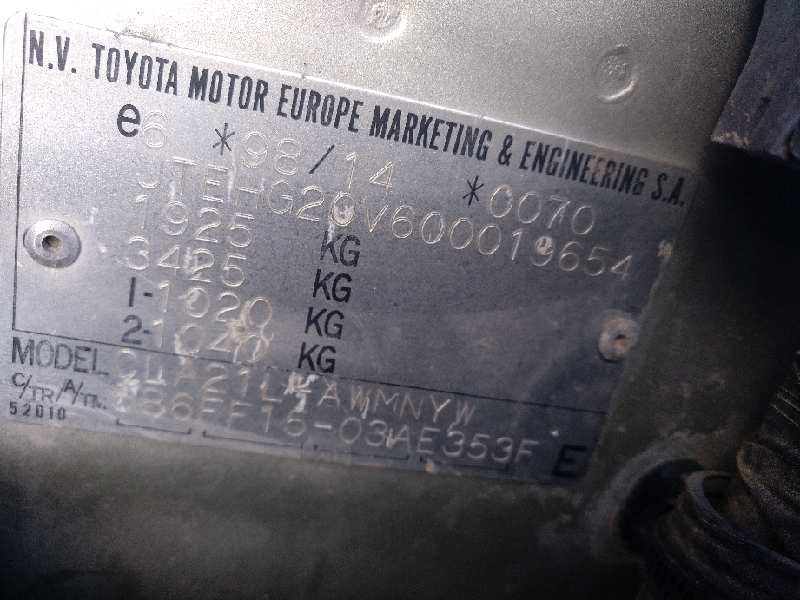 toyota rav 4 (a2) del año 2002