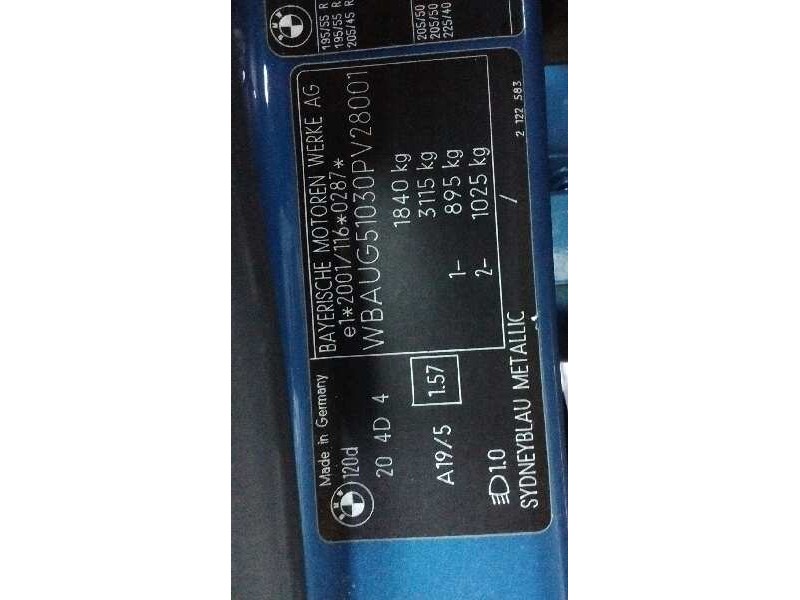 bmw serie 1 berlina (e81/e87) del año 2006