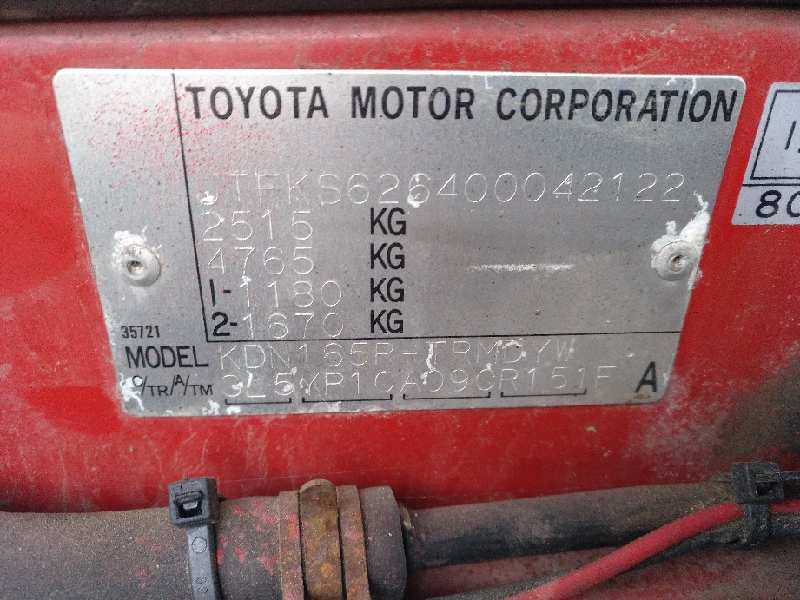 toyota hilux (kun) del año 2005