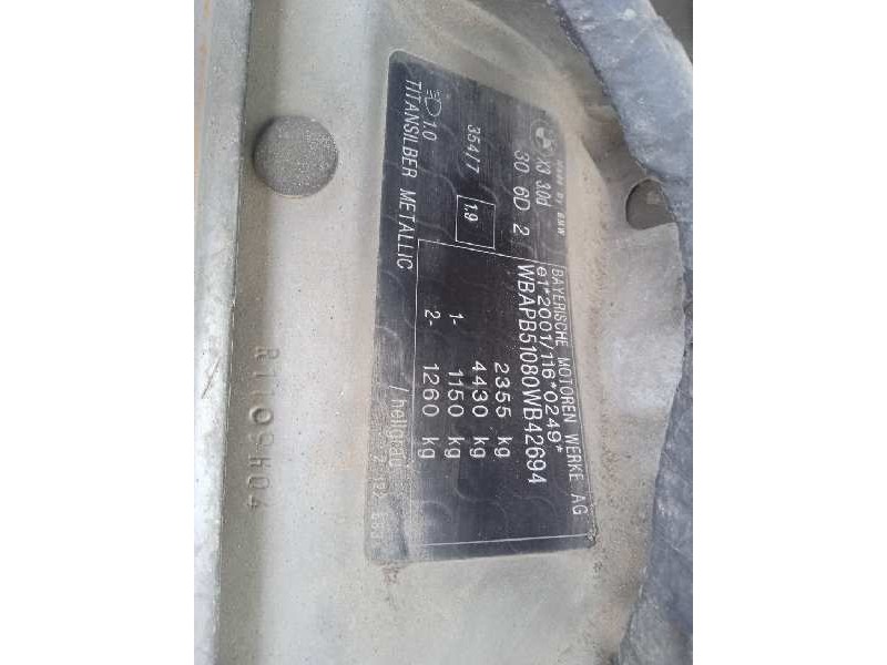 bmw x3 (e83) del año 2004