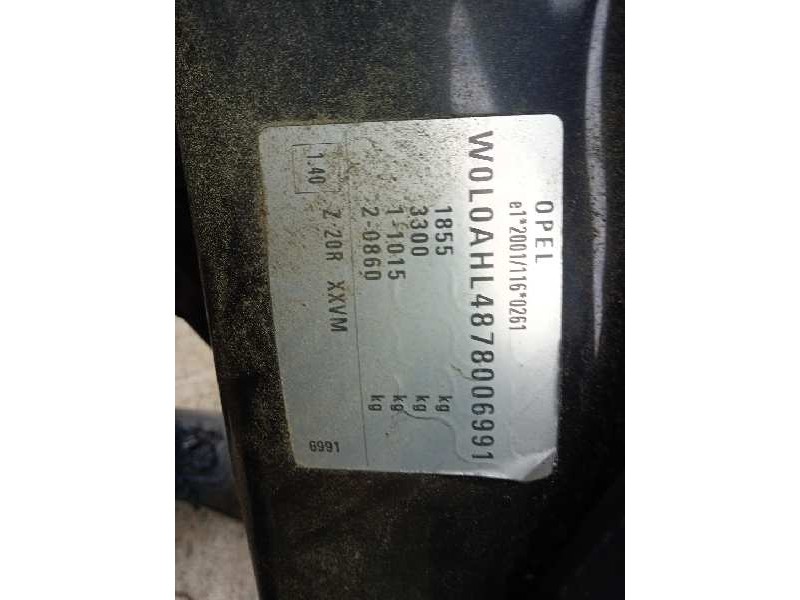 opel astra h ber. del año 2006