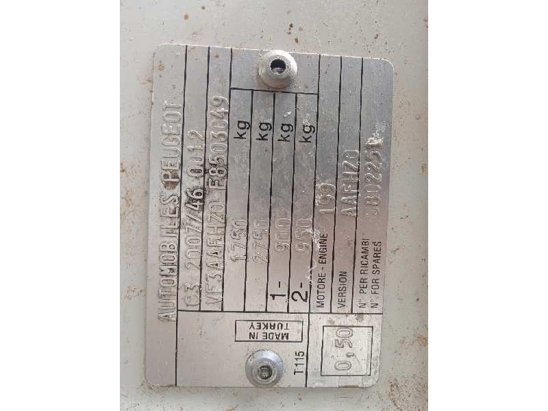 peugeot bipper del año 2014