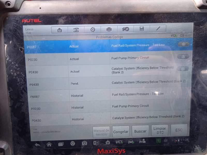 toyota lexus gs (gs/us/ws19) del año 2008