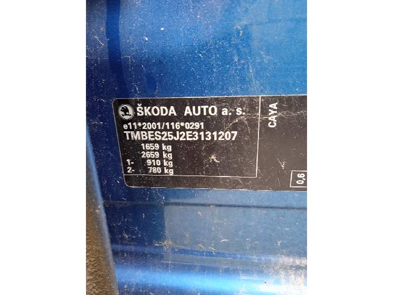 skoda fabia (5j2 ) del año 2014