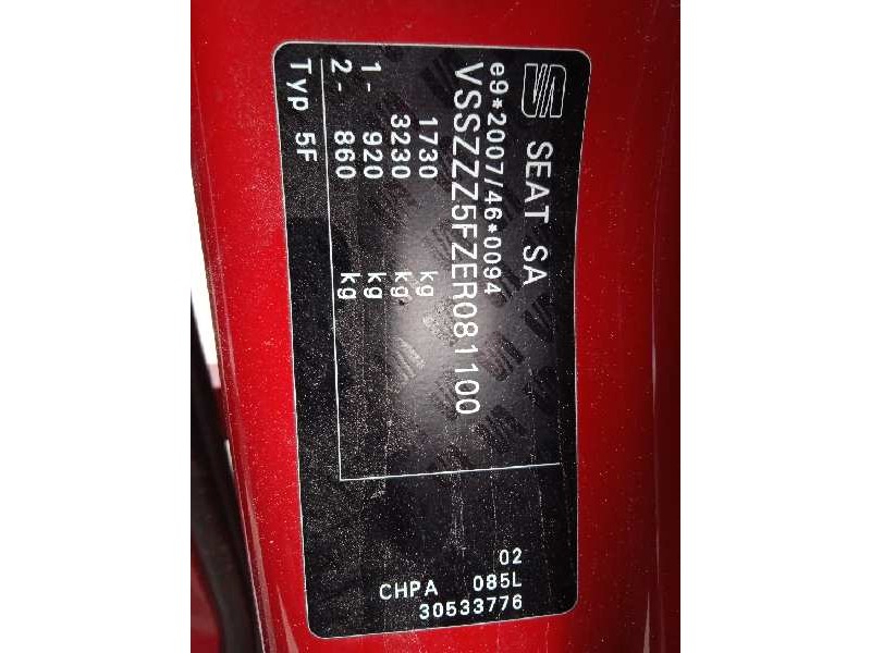 seat leon (5f1) del año 2014