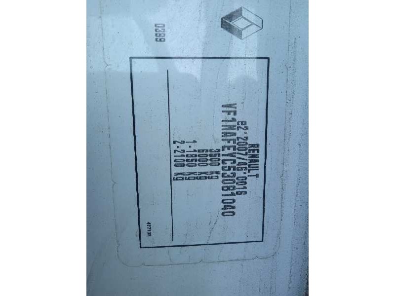 renault master kasten del año 2015