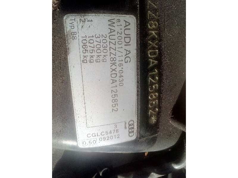 audi a4 ber. (b8) del año 2013