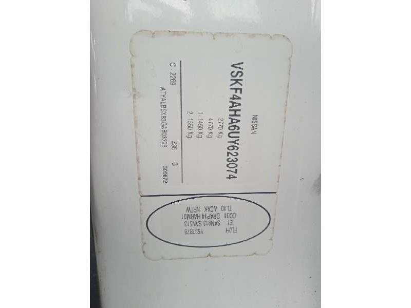 nissan primastar (x..) del año 2009