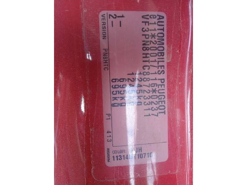 peugeot 107 del año 2008