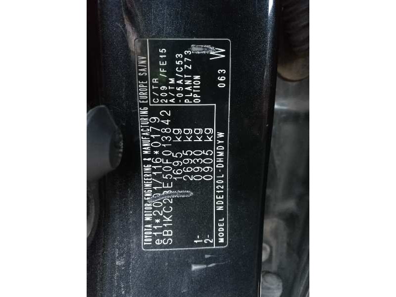 toyota corolla (e12) del año 2005