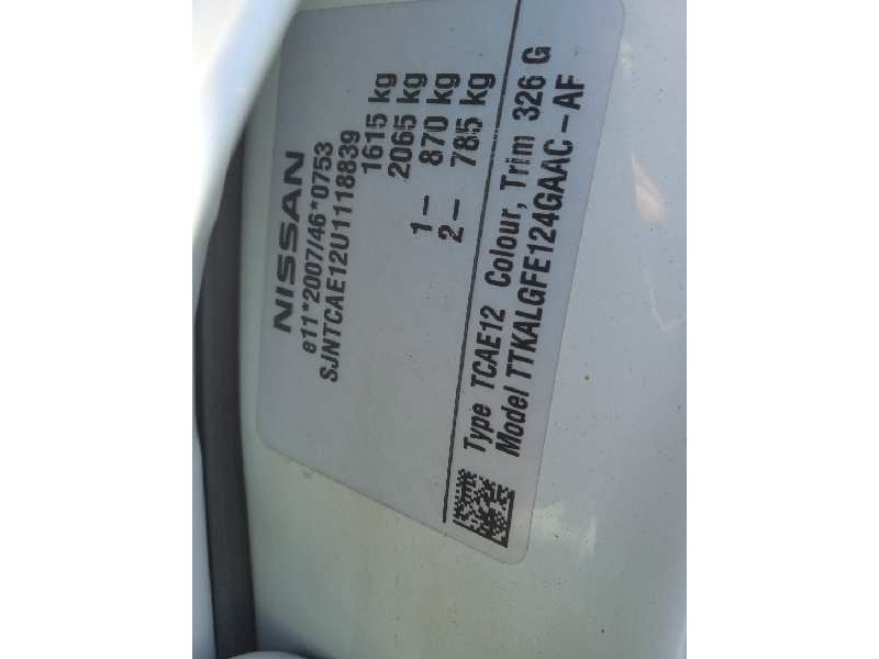 nissan note del año 2015