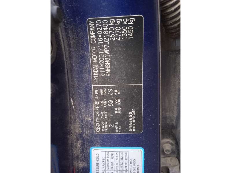 hyundai santa fe (bm) del año 2008