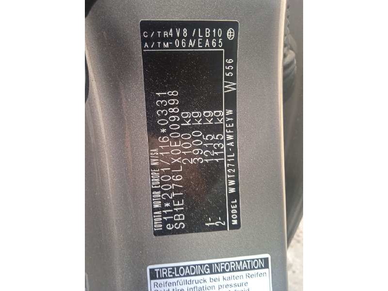 toyota avensis touring sports del año 2016