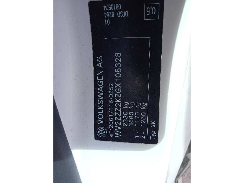 volkswagen caddy furgón/kombi del año 2016