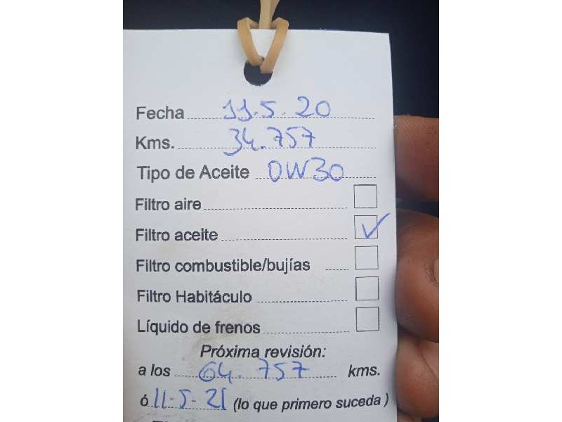 seat ibiza (6p1) del año 2016