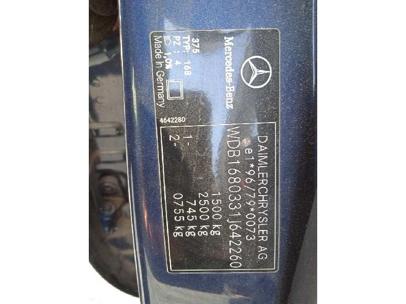 mercedes-benz clase a (w168) del año 2003