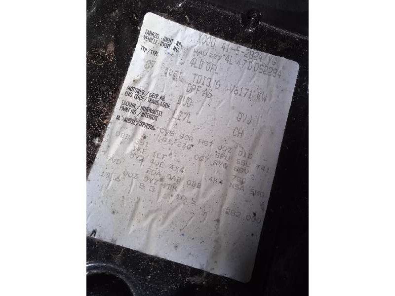 audi q7 (4l) del año 2006