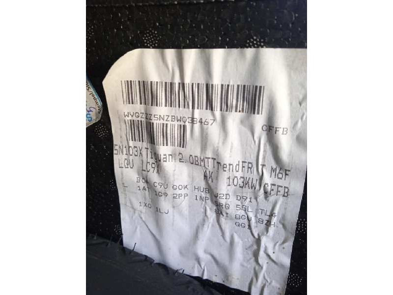 volkswagen tiguan (5n1) del año 2010