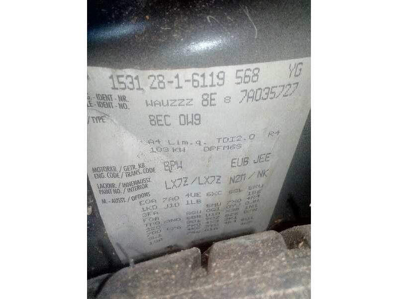 audi a4 berlina (8e) del año 2006