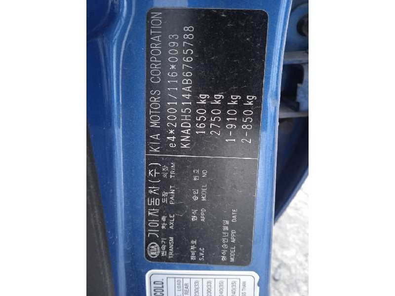 kia rio del año 2010