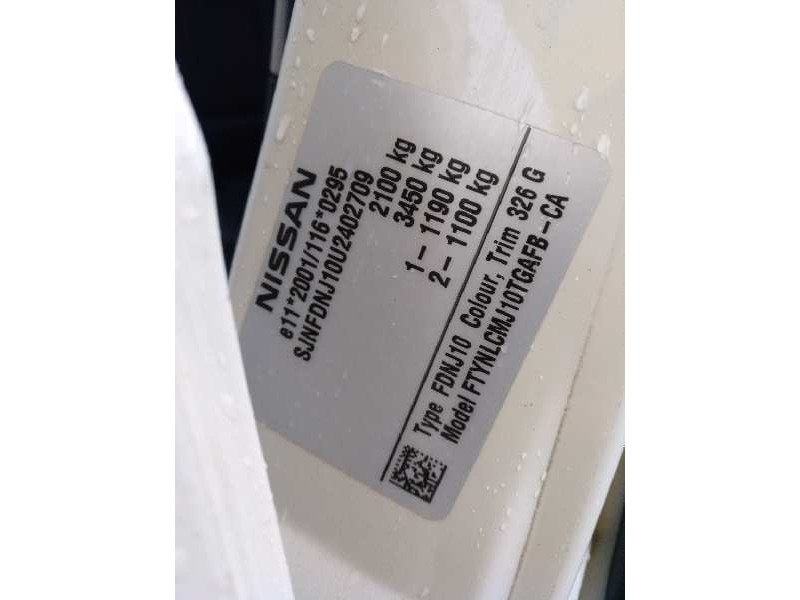 nissan qashqai (j10) del año 2012