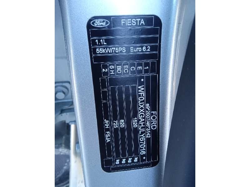 ford fiesta (ce1) del año 2021