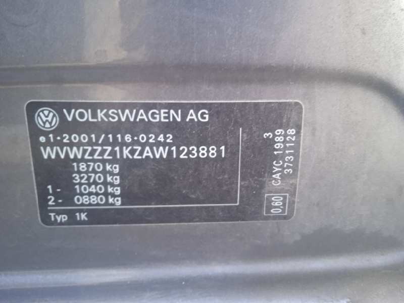 volkswagen golf vi (5k1) del año 2009