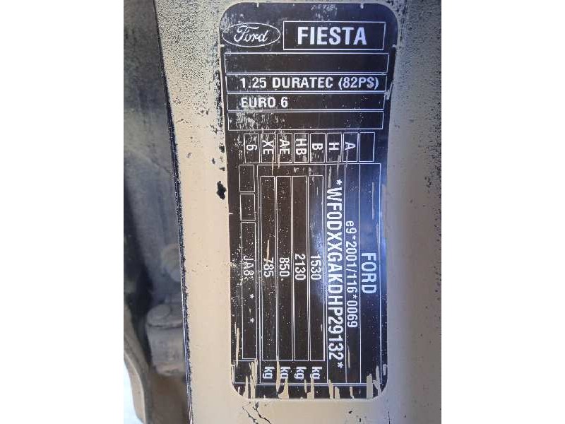 ford fiesta (ccn) del año 2017