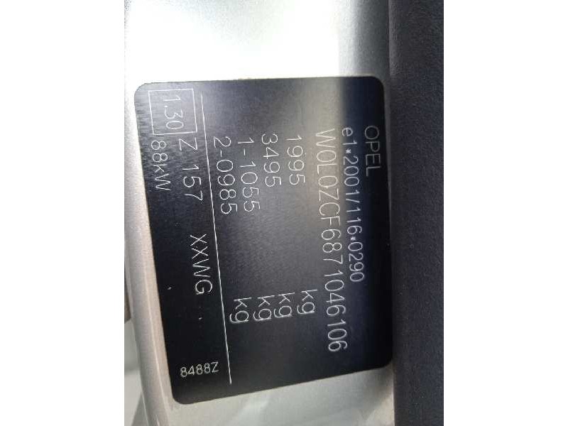 opel vectra c berlina del año 2006