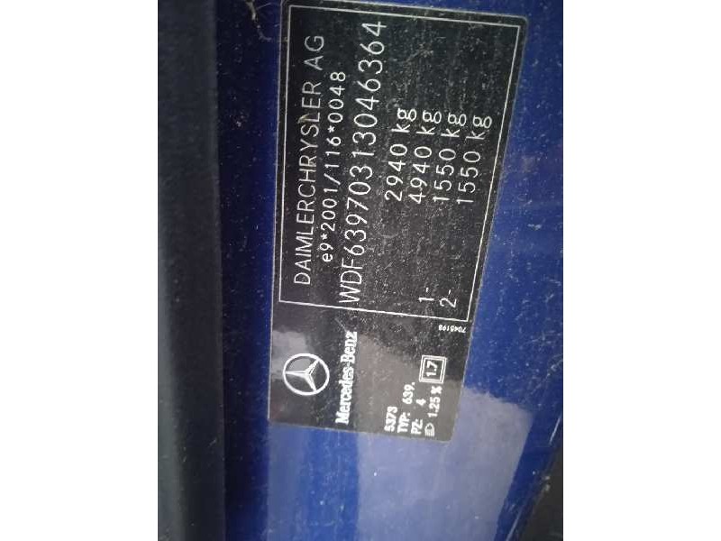 mercedes-benz vito (w639) basic, combi del año 2004