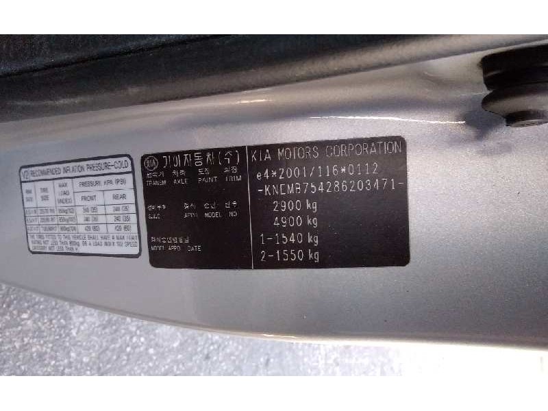 kia carnival del año 2008