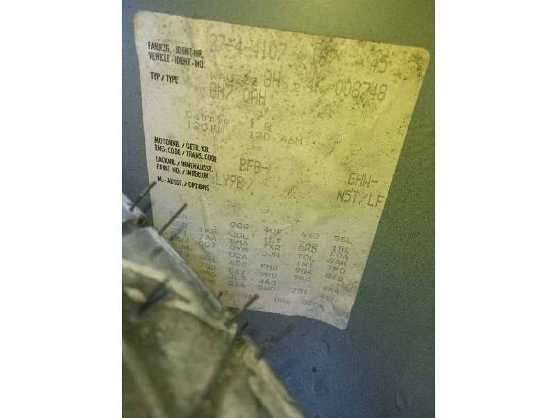 audi a4 cabrio (8h) del año 2003