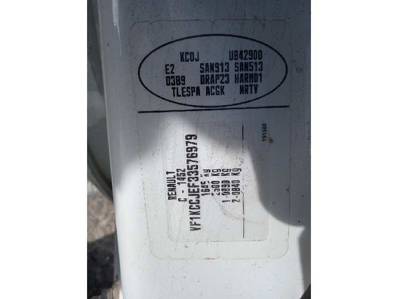 renault kangoo (f/kc0) del año 2005