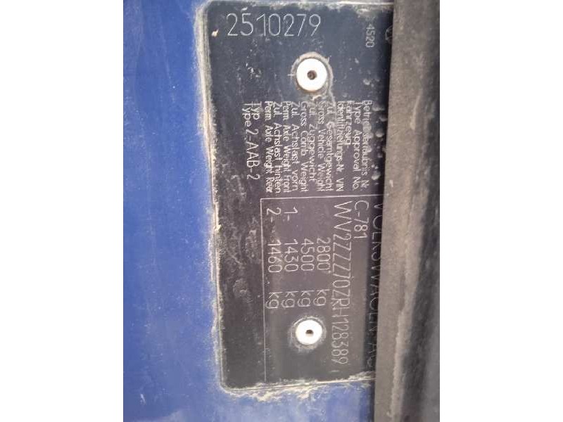 volkswagen t4 transporter/furgoneta (mod. 1991) del año 1994