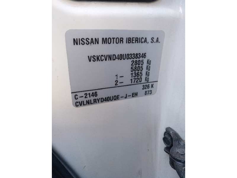 nissan navara pick-up (d40m) del año 2008