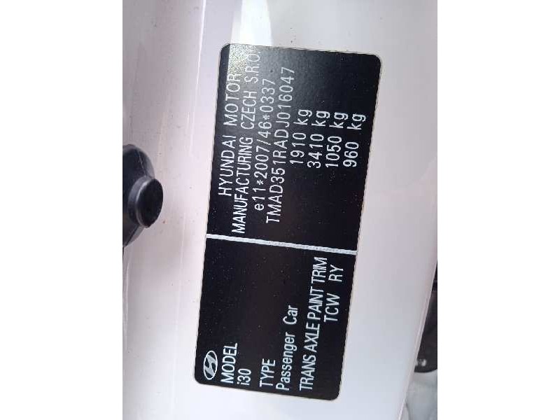 hyundai i30 (gd) del año 2012
