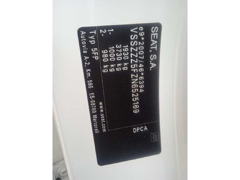 seat ateca (kh7) del año 2022